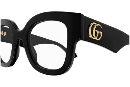 szemüvegeinket Gucci GG1423O 001 Szogletes Fekete