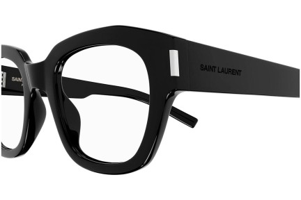 szemüvegeinket Saint Laurent SL640 001 Szogletes Fekete