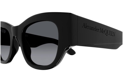 Napszemüvegek Alexander McQueen AM0420S 001 Szogletes Fekete