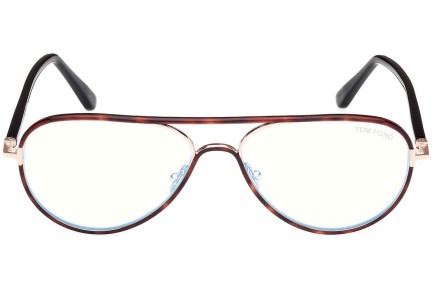 szemüvegeinket Tom Ford FT5897-B 053 Pilota Havana