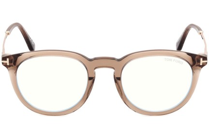 szemüvegeinket Tom Ford FT5905-B 045 Kerek Barna