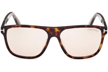 Napszemüvegek Tom Ford Frances FT1081 52E Szogletes Havana