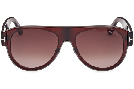 Napszemüvegek Tom Ford Lyle-02 FT1074 48T Pilota Barna