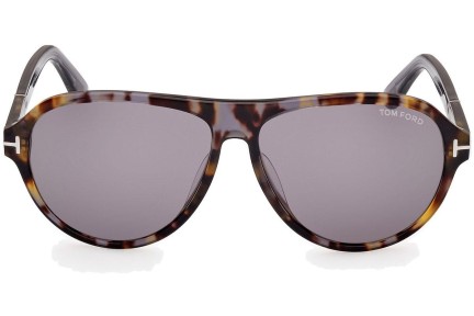 Napszemüvegek Tom Ford Quincy FT1080 55C Pilota Havana