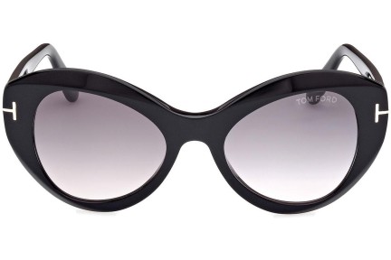 Napszemüvegek Tom Ford Guinevere FT1084 01B Cat Eye Fekete