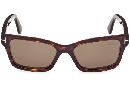 Napszemüvegek Tom Ford Mikel FT1085 52H Polarized Szogletes Havana