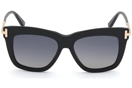 Napszemüvegek Tom Ford FT0822 01D Polarized Szogletes Fekete