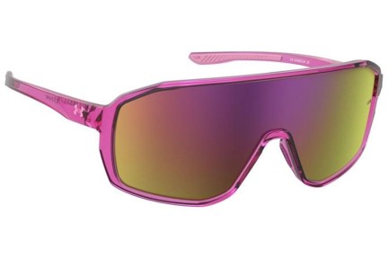 Napszemüvegek Under Armour UAGAMEDAYJR 3DV/34 Single Lens | Shield Rózsaszín