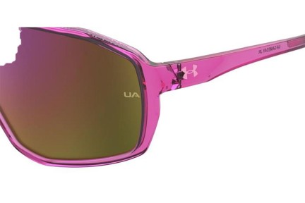 Napszemüvegek Under Armour UAGAMEDAYJR 3DV/34 Single Lens | Shield Rózsaszín