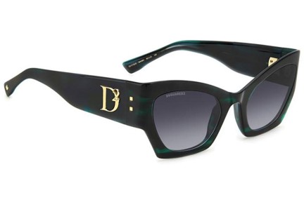 Napszemüvegek Dsquared2 D20132/S 6AK/9O Cat Eye Zöld