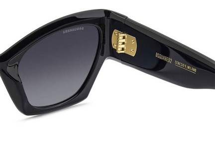 Napszemüvegek Dsquared2 D20132/S 807/9O Cat Eye Fekete