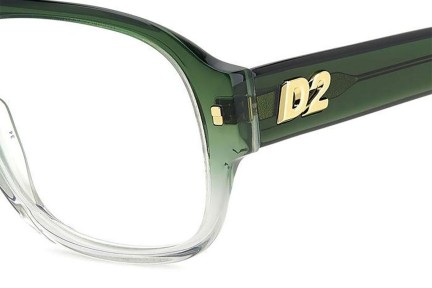 szemüvegeinket Dsquared2 D20125 1ED Flat Top Zöld