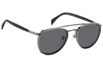 szemüvegeinket David Beckham DB1144/CS KJ1/M9 Polarized Kerek Szürke