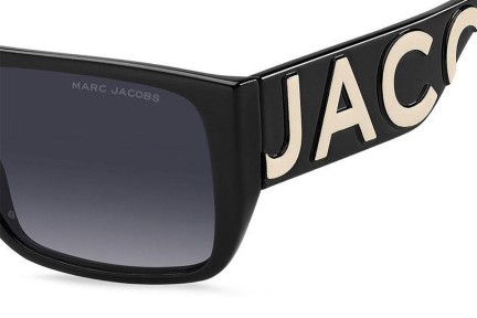 Napszemüvegek Marc Jacobs MARCLOGO096/S 80S/9O Flat Top Fekete