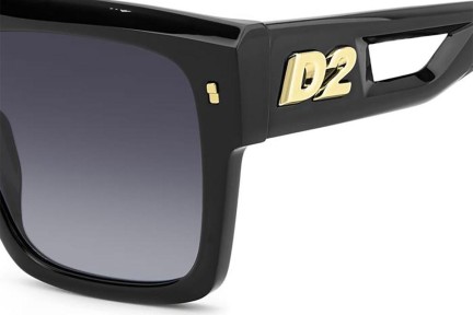 Napszemüvegek Dsquared2 D20127/S 807/9O Flat Top Fekete