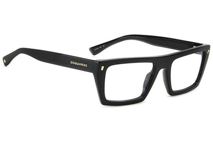 szemüvegeinket Dsquared2 D20130 807 Flat Top Fekete