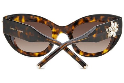 Napszemüvegek Carolina Herrera HER0215/S 086/HA Cat Eye Havana