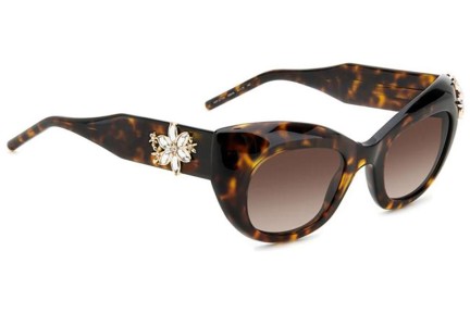 Napszemüvegek Carolina Herrera HER0215/S 086/HA Cat Eye Havana