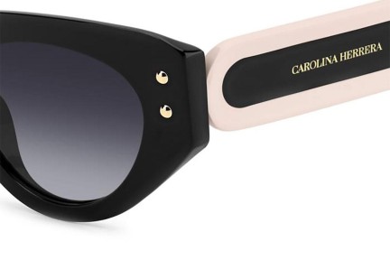 Napszemüvegek Carolina Herrera HER0221/G/S 3H2/9O Cat Eye Fekete