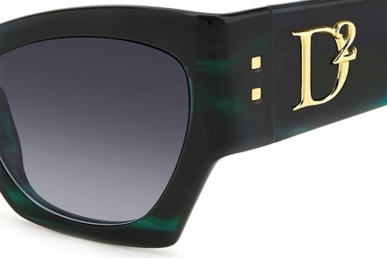 Napszemüvegek Dsquared2 D20132/S 6AK/9O Cat Eye Zöld