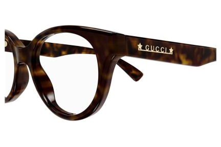 szemüvegeinket Gucci GG1590O 005 Kerek Havana