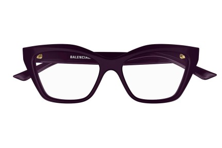 szemüvegeinket Balenciaga BB0342O 007 Cat Eye Lila