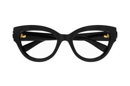 szemüvegeinket Gucci GG1598O 001 Cat Eye Fekete