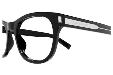 szemüvegeinket Saint Laurent SL663 004 Szogletes Fekete