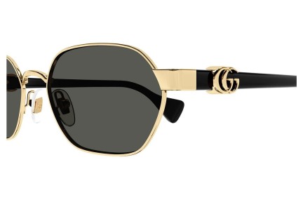 Napszemüvegek Gucci GG1593S 001 Ovális Arany