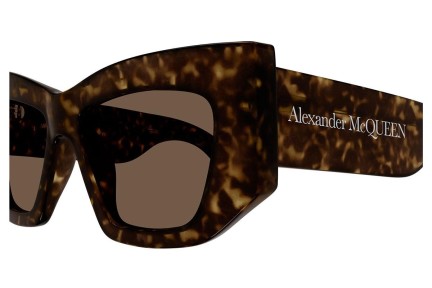 Napszemüvegek Alexander McQueen AM0448S 002 Cat Eye Havana