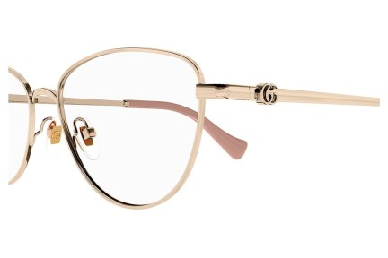 szemüvegeinket Gucci GG1595O 002 Cat Eye Arany