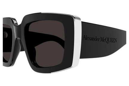 Napszemüvegek Alexander McQueen AM0446S 001 Szogletes Fekete