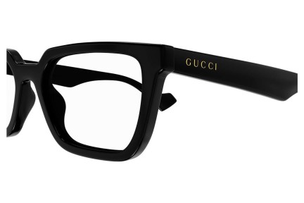 szemüvegeinket Gucci GG1539O 001 Szogletes Fekete