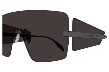 Napszemüvegek Alexander McQueen AM0460S 001 Single Lens | Shield Szürke