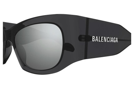 Napszemüvegek Balenciaga BB0327S 003 Szogletes Szürke