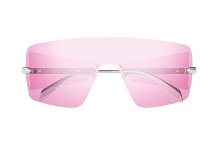 Napszemüvegek Alexander McQueen AM0460S 004 Single Lens | Shield Ezüst