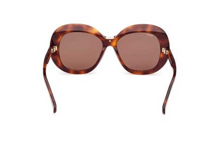 Napszemüvegek Max Mara MM0087 52E Kerek Havana