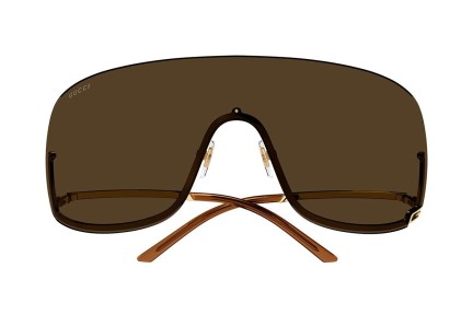 Napszemüvegek Gucci GG1560S 002 Single Lens | Shield Arany