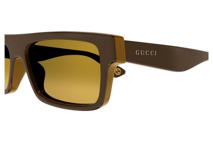 Napszemüvegek Gucci GG1616S 002 Szogletes Barna