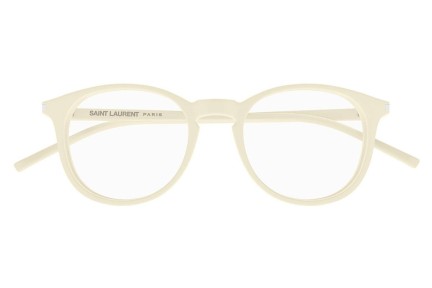 szemüvegeinket Saint Laurent SL106 016 Kerek Fehér