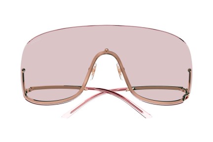 Napszemüvegek Gucci GG1560S 004 Single Lens | Shield Arany