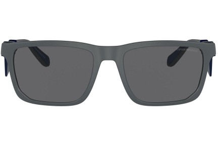 Napszemüvegek Emporio Armani EA4219 610387 Polarized Szogletes Szürke