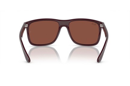 Napszemüvegek Ray-Ban Boyfriend Two RB4547 6718C5 Szogletes Vörös