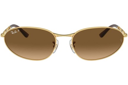 Napszemüvegek Ray-Ban RB3734 001/M2 Polarized Ovális Arany