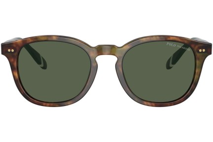 Napszemüvegek Polo Ralph Lauren PH4206 50179A Polarized Kerek Barna