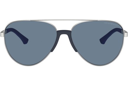 Napszemüvegek Emporio Armani EA2059 30452V Polarized Pilota Ezüst