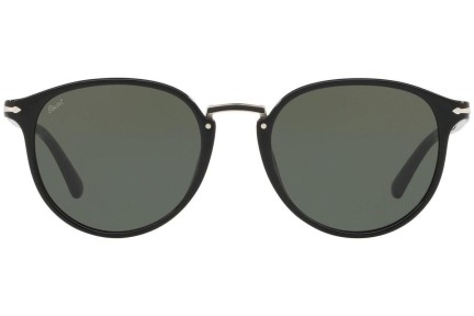 Napszemüvegek Persol Typewriter Edition PO3210S 95/31 Kerek Fekete