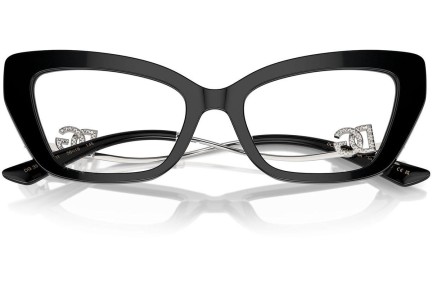 szemüvegeinket Dolce & Gabbana DG3391B 501 Cat Eye Fekete