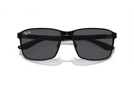 Napszemüvegek Ray-Ban RB3721 186/87 Szogletes Fekete