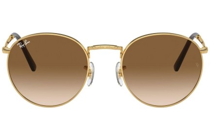 Napszemüvegek Ray-Ban New Round RB3637 001/51 Kerek Arany